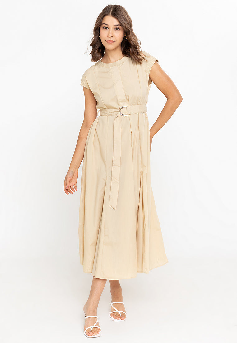 Celavie 6305-S Quarter Sleeves Lace Top A-Line Knee Length Dress main image 0