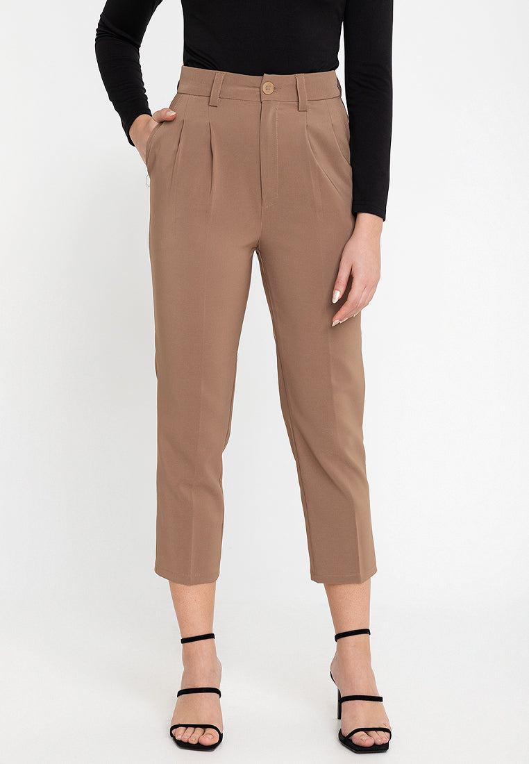 TATIANA Slim Leg Slacks badomoda